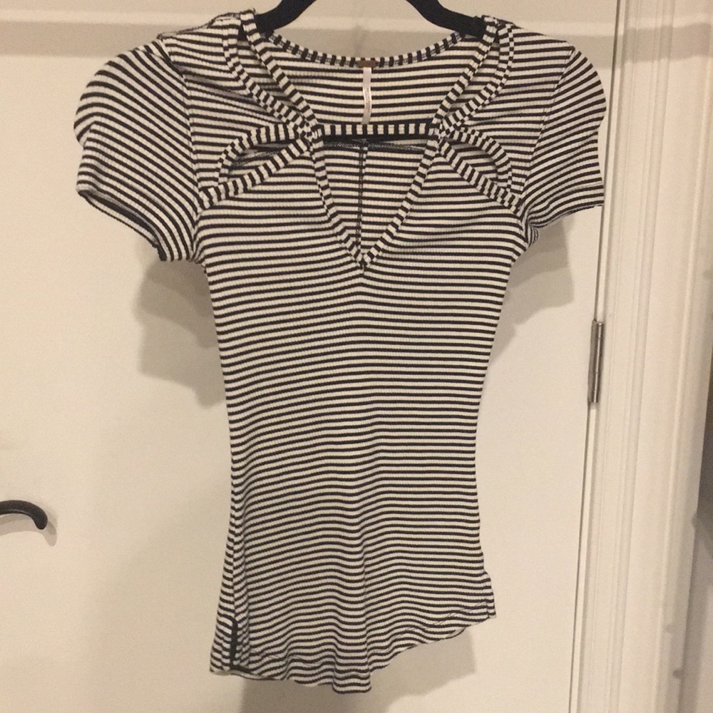 Free people fitted top